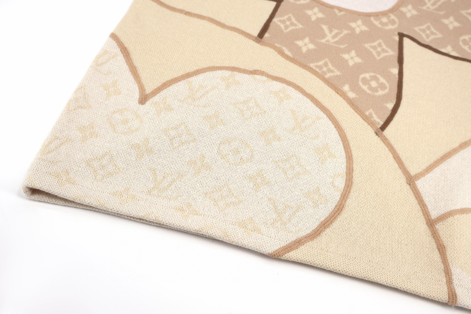 LOUIS VUITTON 路易威登 四叶草针织衫 短袖 T恤 米色 B5 HVN33WAUR166