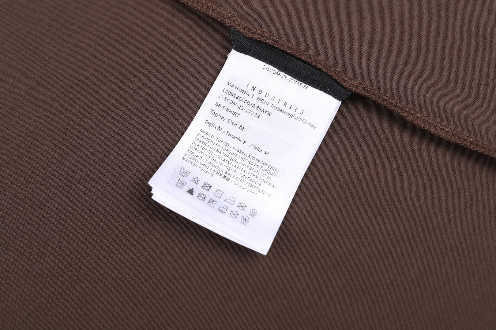 Moncler 蒙口 logo标识圆领短袖 T恤 夏季 黑色 棕色 A0 L10918C0002089AYW999