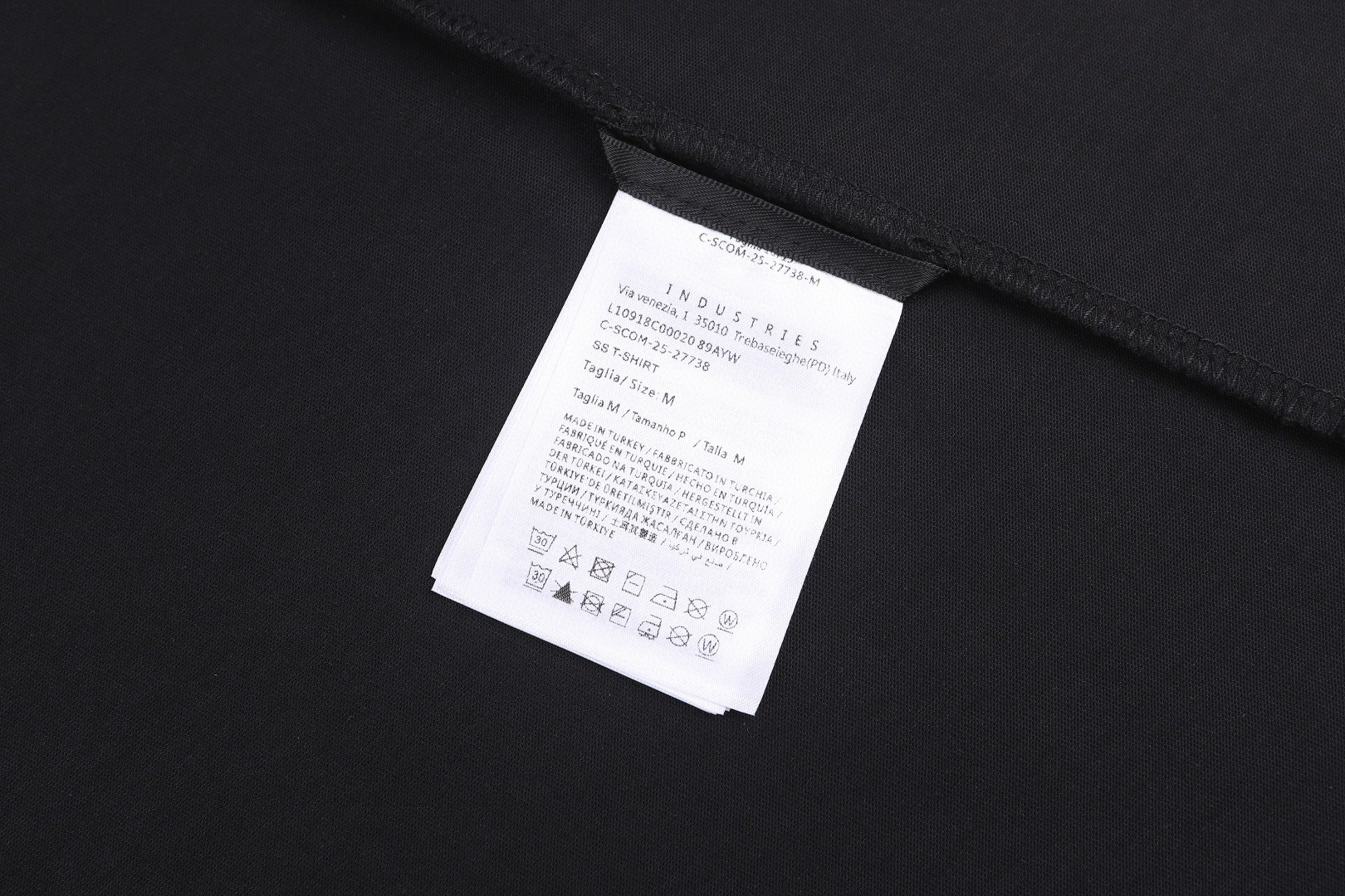 Moncler 蒙口 logo标识圆领短袖 T恤 夏季 黑色 棕色 A0 L10918C0002089AYW999