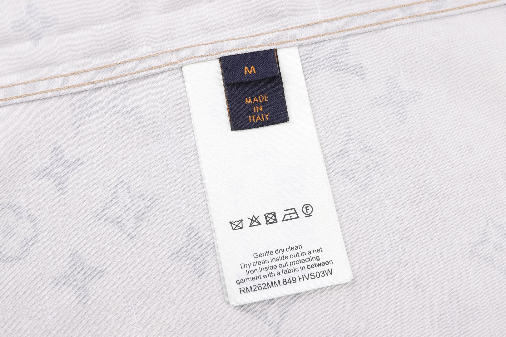 LOUIS VUITTON 路易威登 老花满印短袖衬衫 外套 棕褐色 A7 1AK780