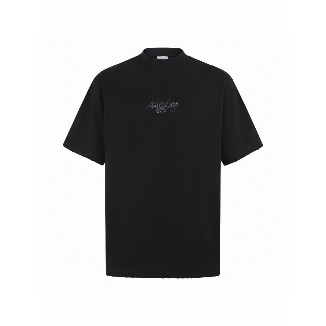 Balenciaga 巴黎世家 SKETCHY印花短袖 T恤 夏季 白色 黑色 A0 