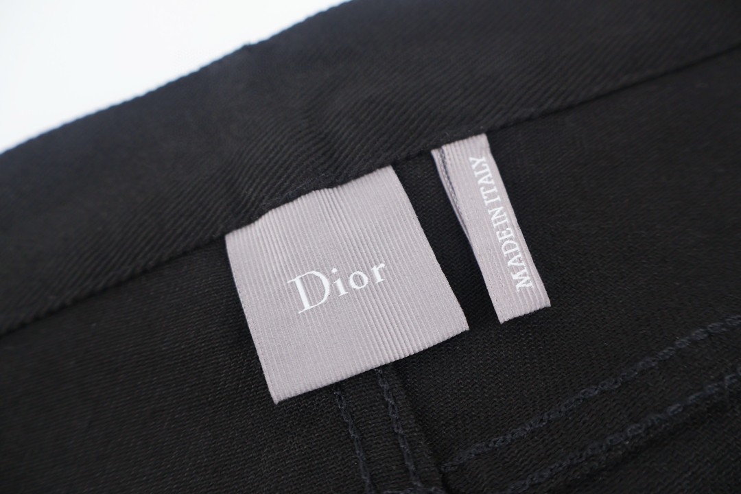 DIOR 迪奥 四叶草刺绣牛仔裤 长裤 裤子 黑色 B5 683D002E3044-C986