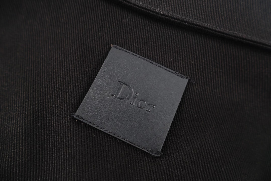 DIOR 迪奥 四叶草刺绣衬衫 外套 长袖 黑色 B5 683D585A3044-C986