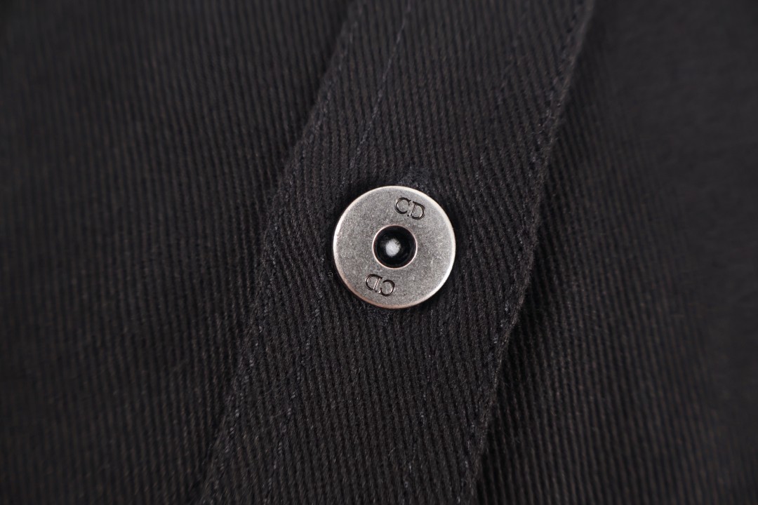 DIOR 迪奥 四叶草刺绣衬衫 外套 长袖 黑色 B5 683D585A3044-C986