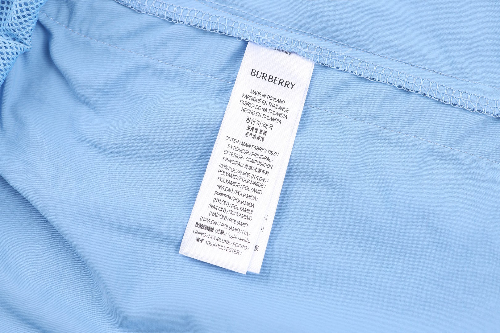 Burberry 巴宝莉 侧边经典格纹拼接抽绳休闲短裤 裤子 运动裤 黑色 蓝色 藏蓝色 绿色 卡其色 A7 