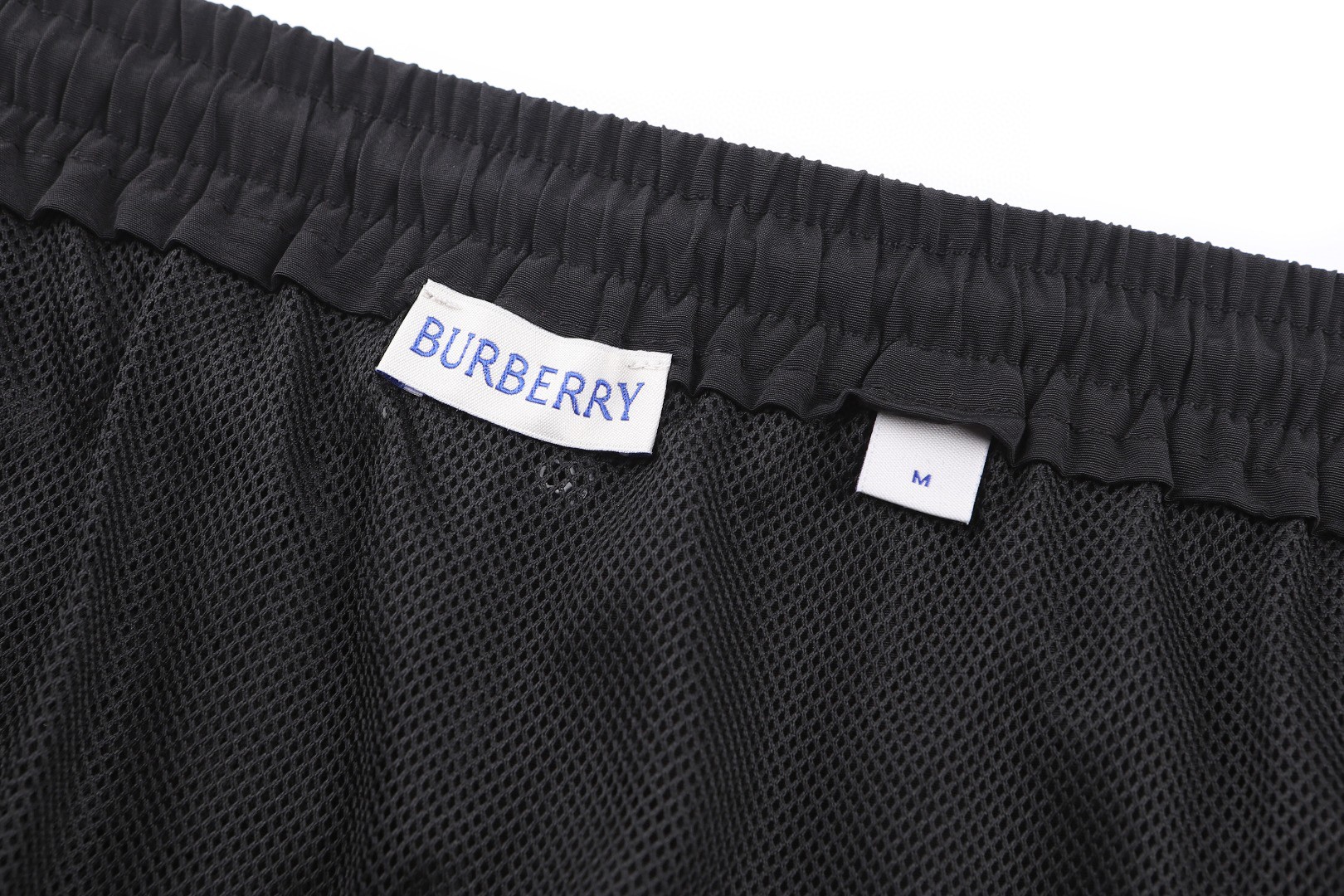 Burberry 巴宝莉 侧边经典格纹拼接抽绳休闲短裤 裤子 运动裤 黑色 蓝色 藏蓝色 绿色 卡其色 A7 