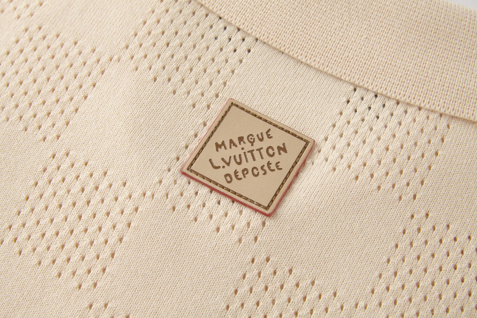 LOUIS VUITTON 路易威登 LV 棋盘格网眼针织Polo衫 开衫 短袖 外套 B0 HVN45WAUR167