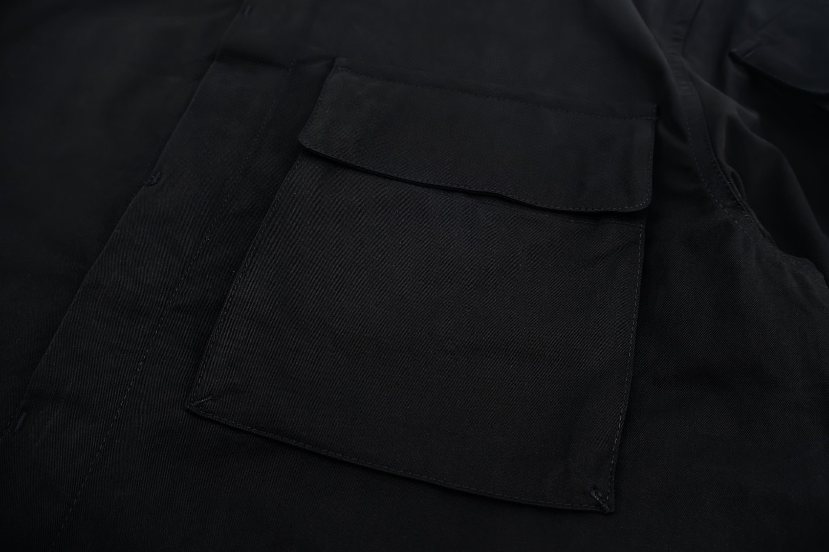STONE ISLAND 石头岛 徽章短袖衬衫 外套 黑色 B0 K2S151100007S0010-V0020