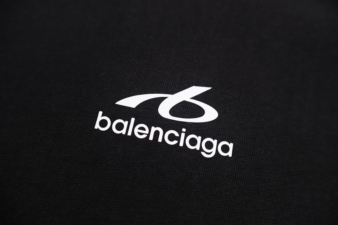 Balenciaga 巴黎世家 环标3M圆领短袖 T恤 夏季 黑色 A0