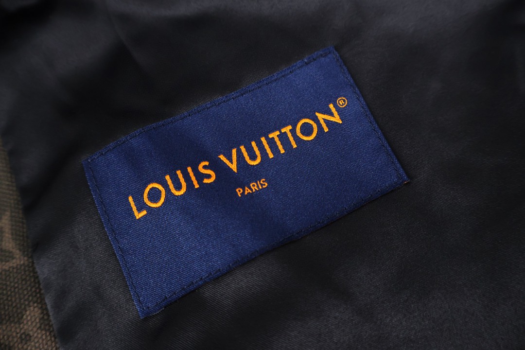 LOUIS VUITTON 路易威登 老花满印牛仔西装外套 夹克 长袖 绿色 C0 1AJB88