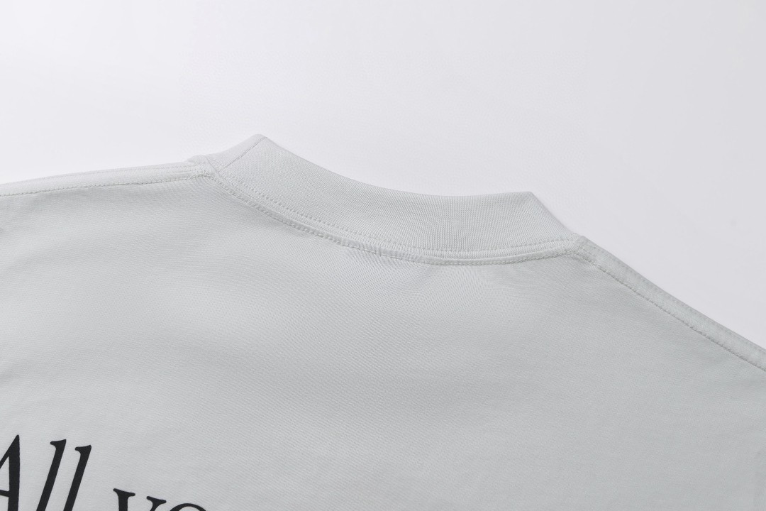 Balenciaga 巴黎世家 墨镜印花圆领短袖 T恤 夏季 白色 A0 764235TSVH89012