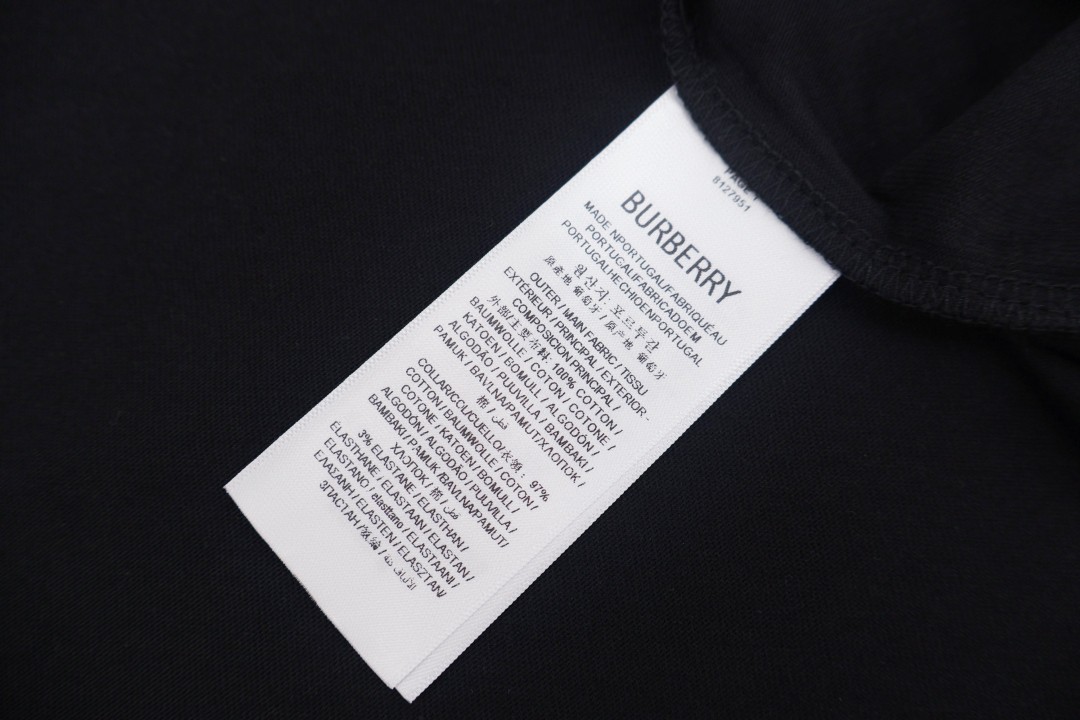 Burberry 巴宝莉 蓝骑士圆领Tee 短袖 T恤 白色 黑色 A0 