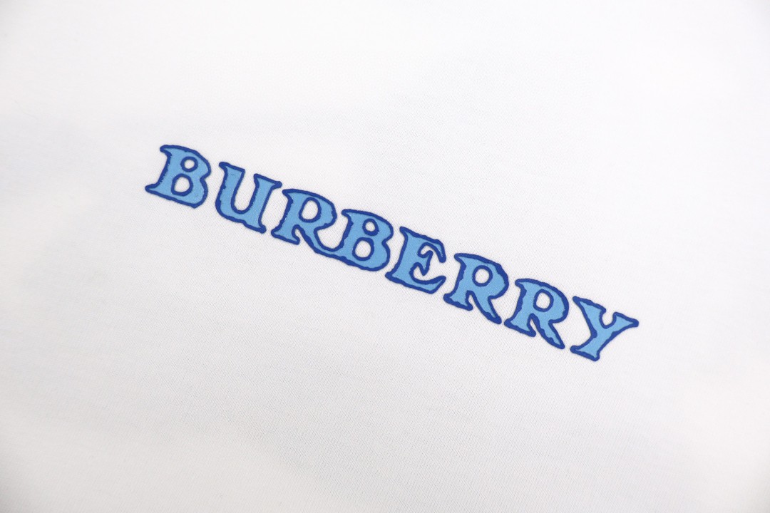 Burberry 巴宝莉 蓝骑士圆领Tee 短袖 T恤 白色 黑色 A0 