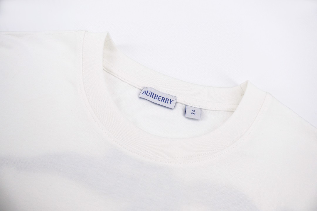 Burberry 巴宝莉 蓝骑士圆领Tee 短袖 T恤 白色 黑色 A0 