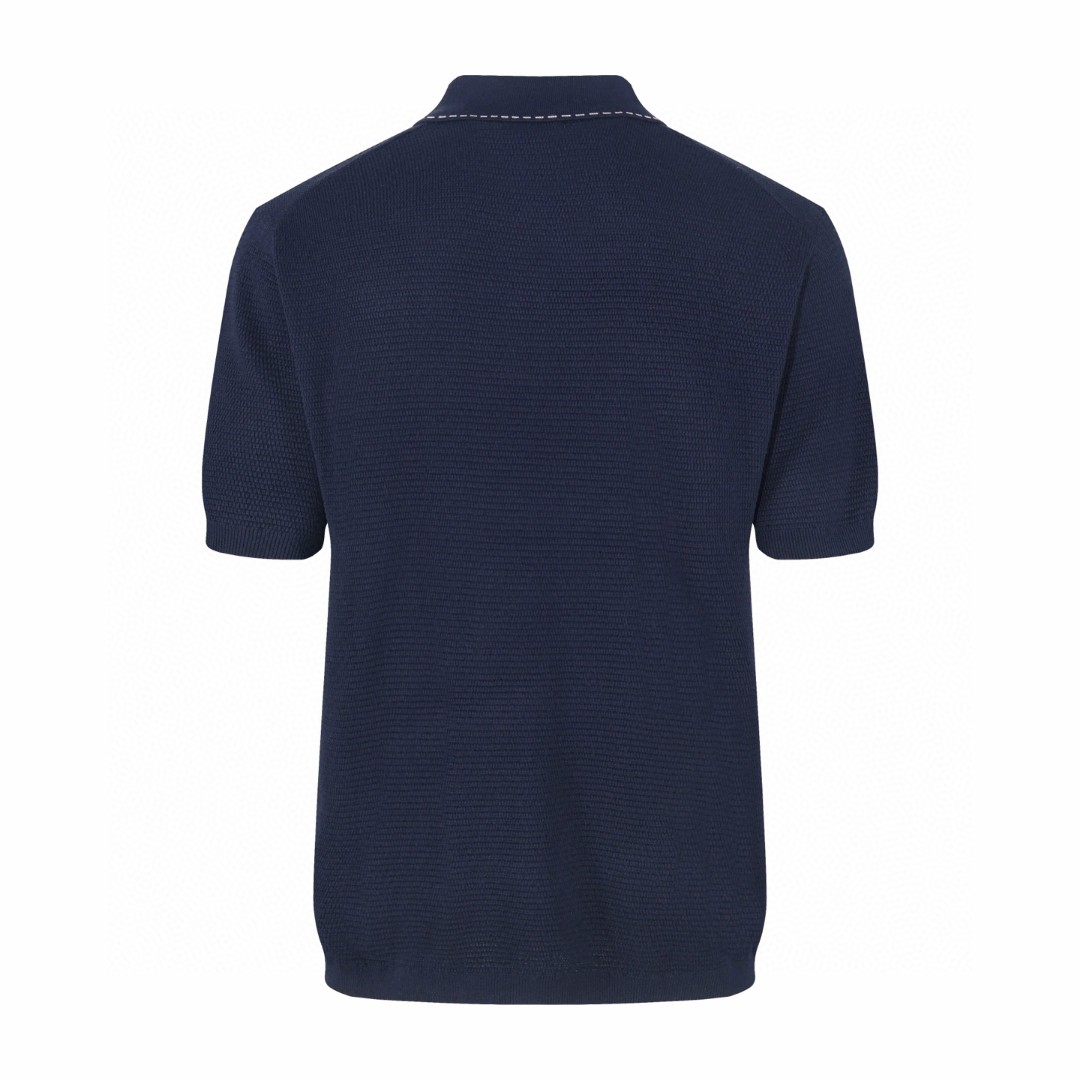 Versace 范思哲 针织Polo衫 短袖 夏款 棕色 蓝色 B0 1024330-1A17407-1U040