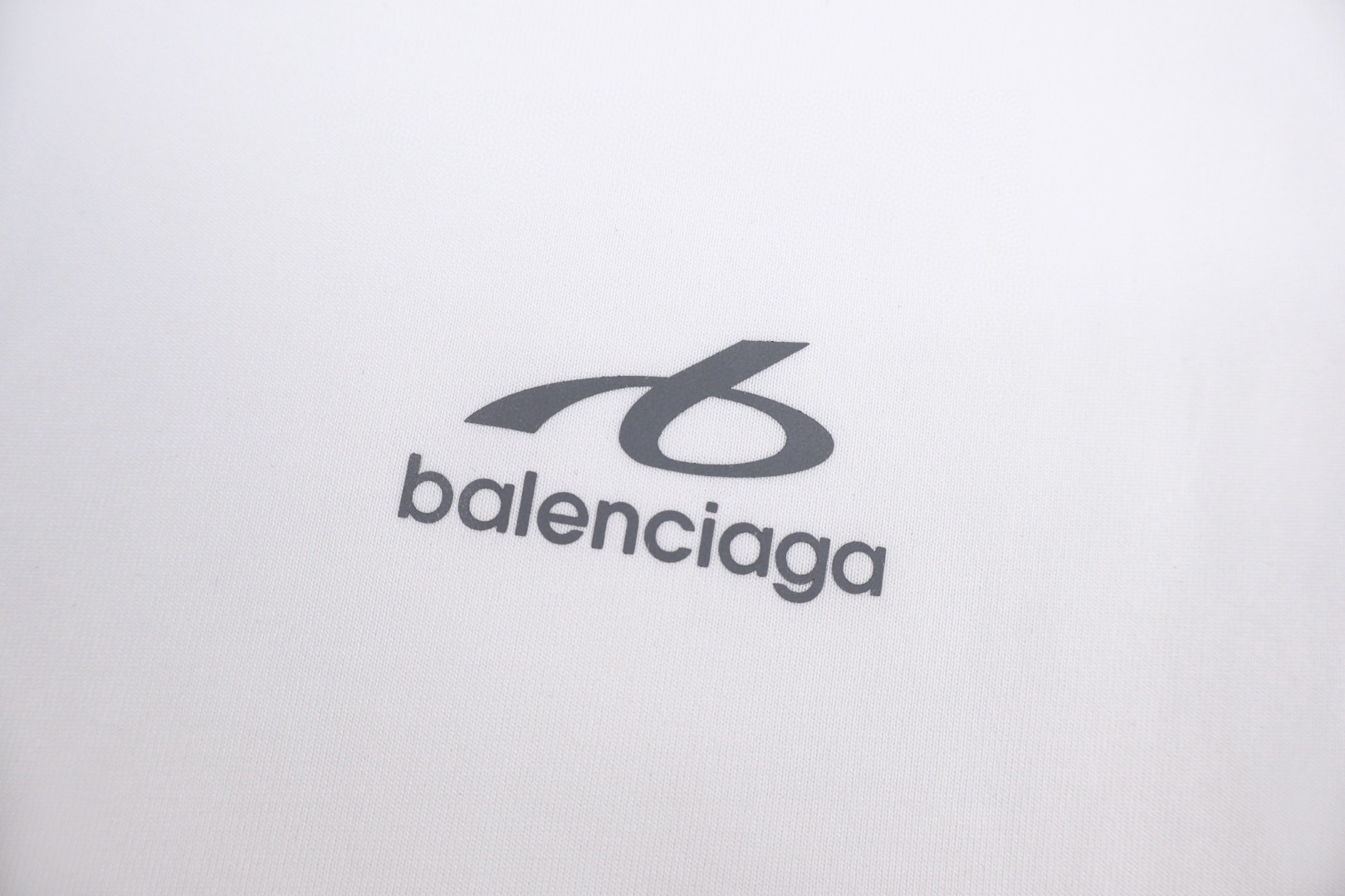 [Balenciaga 巴黎世家 反光环标圆领短袖 T恤 夏季 白色 A0 