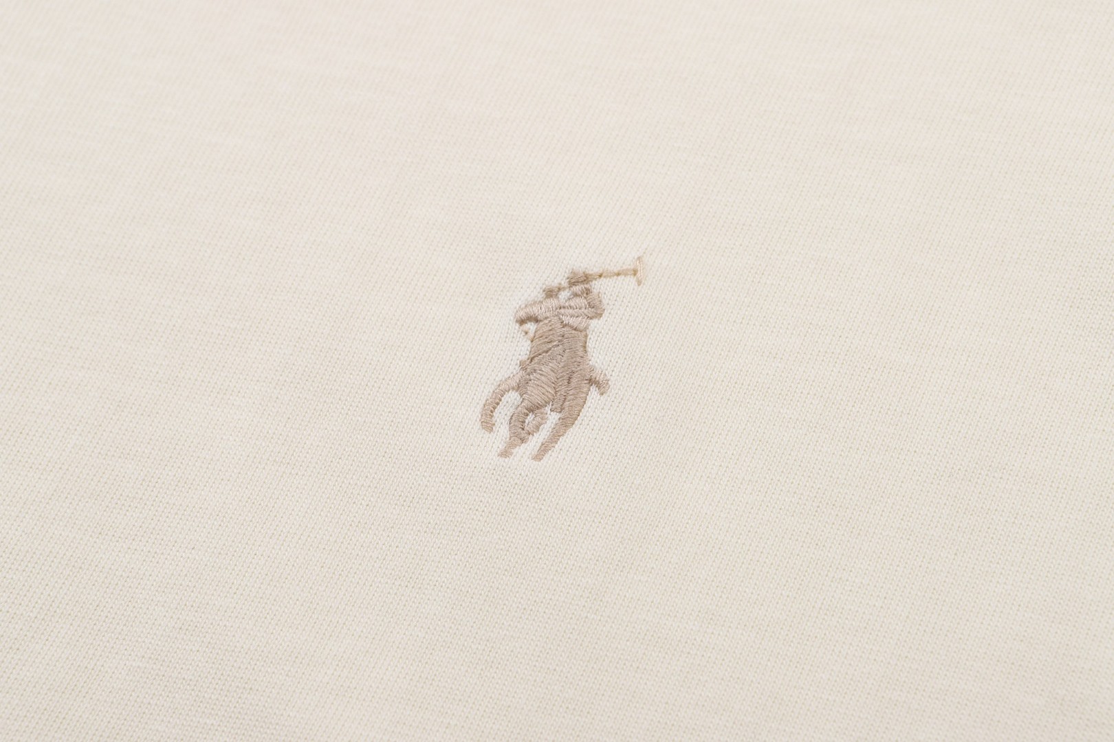 Ralph Lauren 拉夫劳伦 小马刺绣圆领短袖 T恤 夏款 米白色 黑色 A0 MNPOTSH1N822139-101