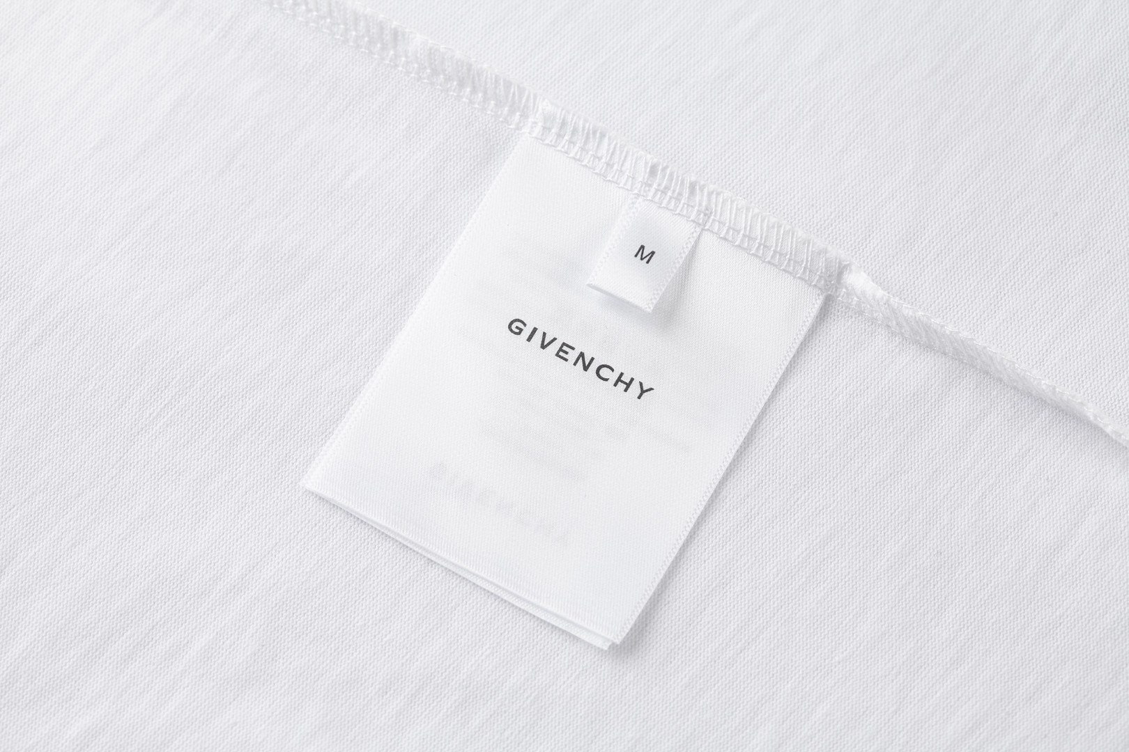 Givenchy 纪梵希 错视印花标识圆领短袖 T恤  夏款 男女同款 白色 黑色 A0 BM71NK3YSA-100