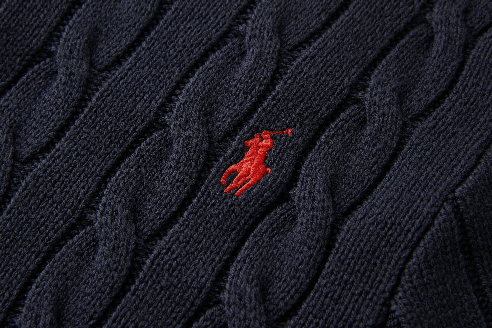 Ralph Lauren 拉夫劳伦 绞花刺绣标识马球Polo衫 针织衫 短袖 白色 蓝色 灰色 棕色 藏蓝色 B0 
