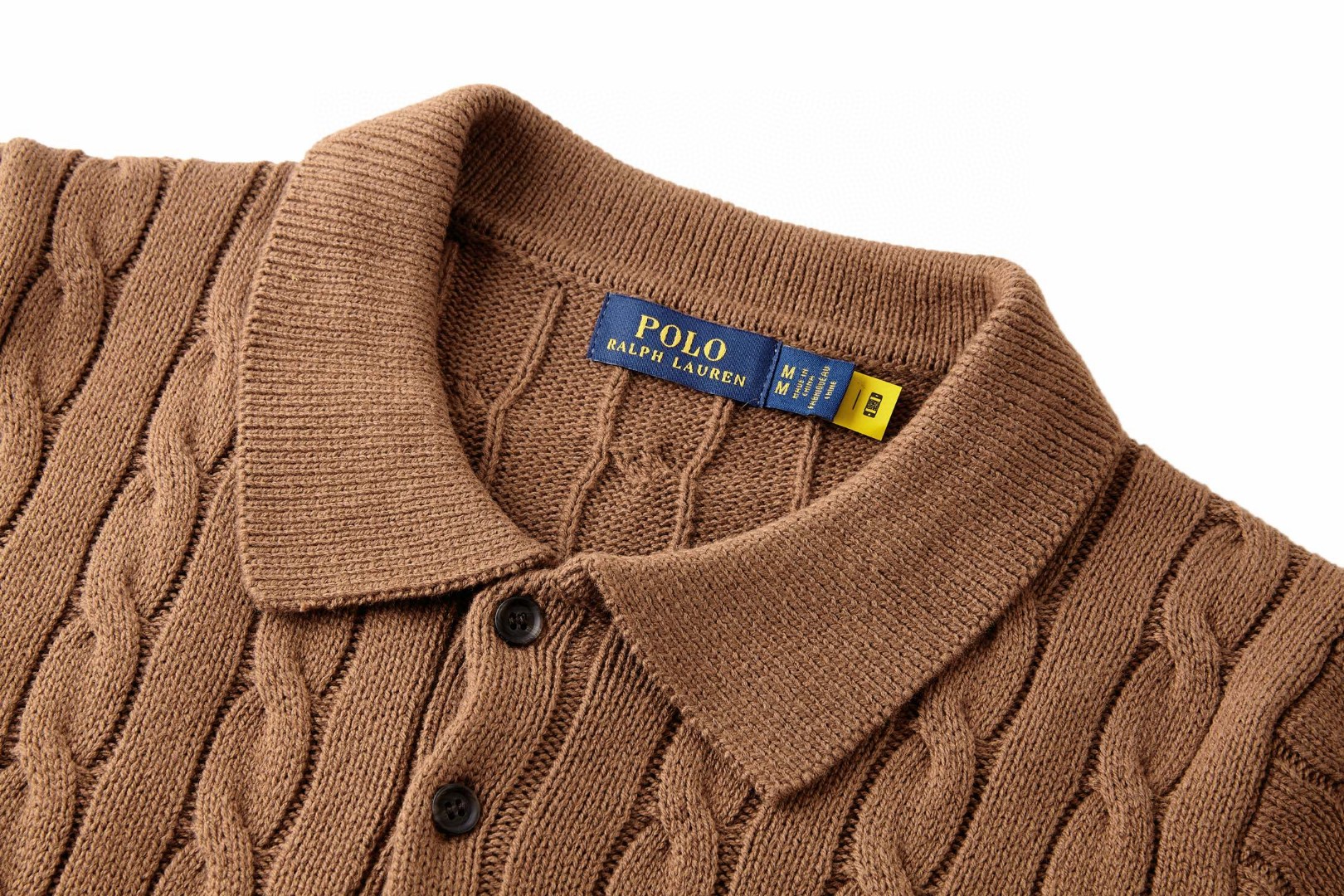 Ralph Lauren 拉夫劳伦 绞花刺绣标识马球Polo衫 针织衫 短袖 白色 蓝色 灰色 棕色 藏蓝色 B0 