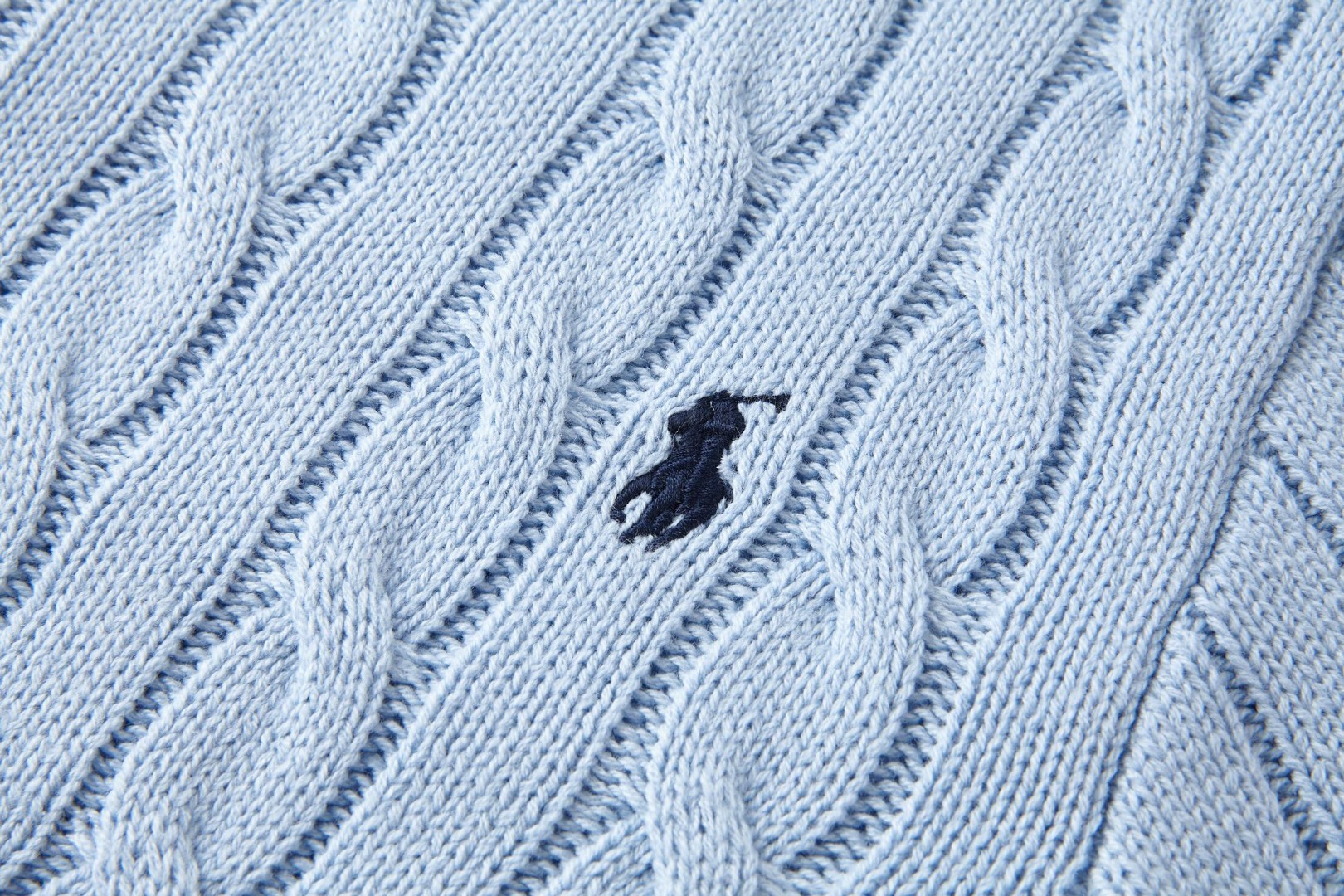 Ralph Lauren 拉夫劳伦 绞花刺绣标识马球Polo衫 针织衫 短袖 白色 蓝色 灰色 棕色 藏蓝色 B0 