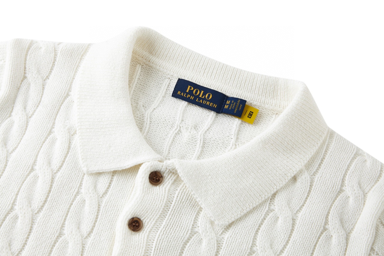 Ralph Lauren 拉夫劳伦 绞花刺绣标识马球Polo衫 针织衫 短袖 白色 蓝色 灰色 棕色 藏蓝色 B0 
