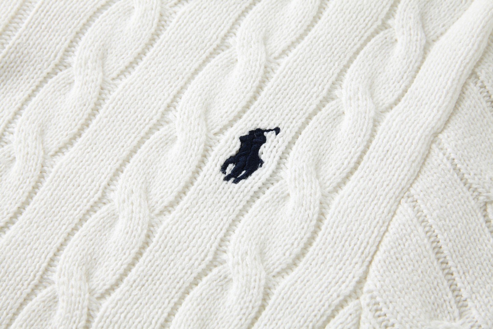 Ralph Lauren 拉夫劳伦 绞花刺绣标识马球Polo衫 针织衫 短袖 白色 蓝色 灰色 棕色 藏蓝色 B0 