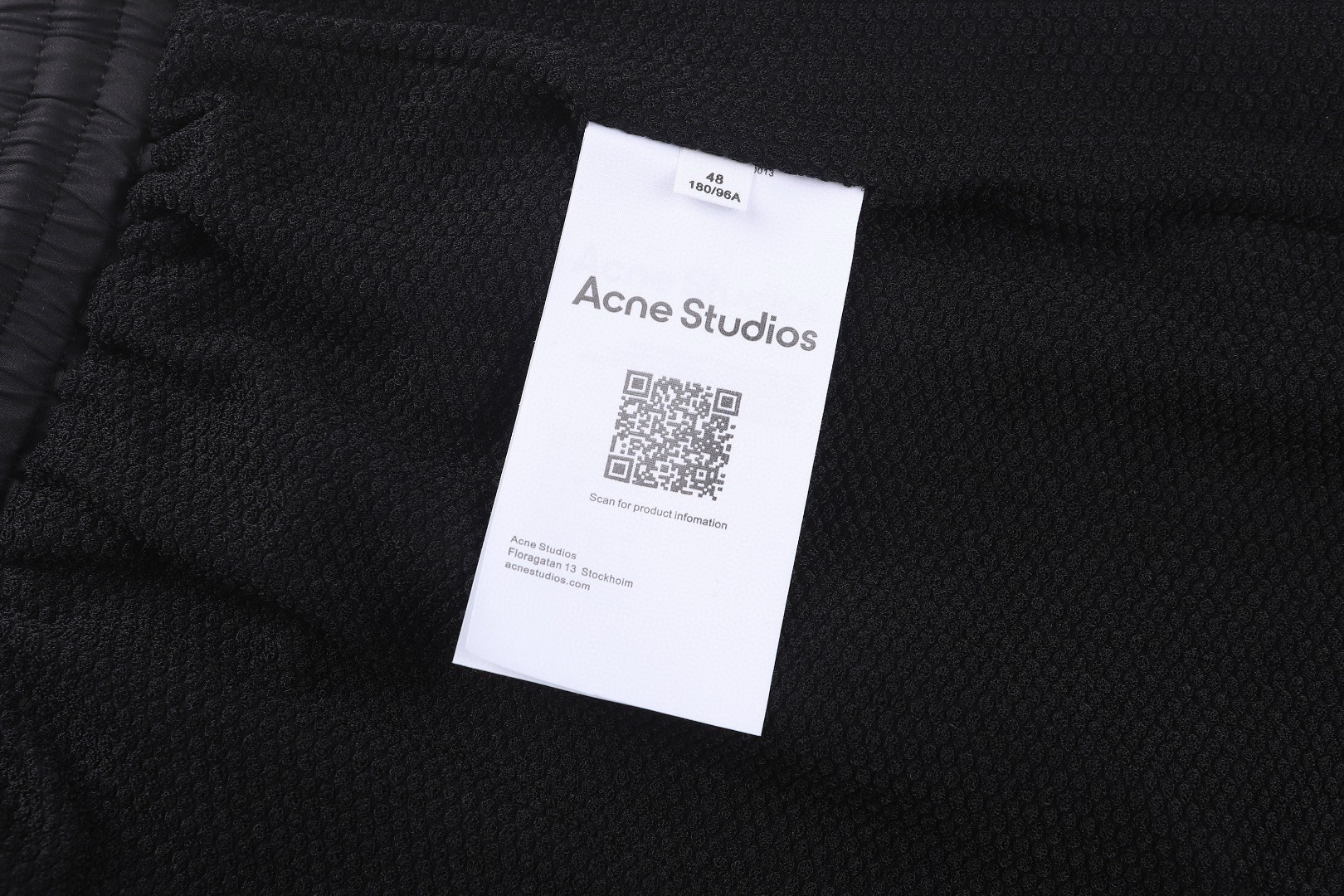 Acne Studios 撞色刺绣徽标松紧腰运动裤 短裤 休闲裤 裤子 黑色 B0 BE0217-900