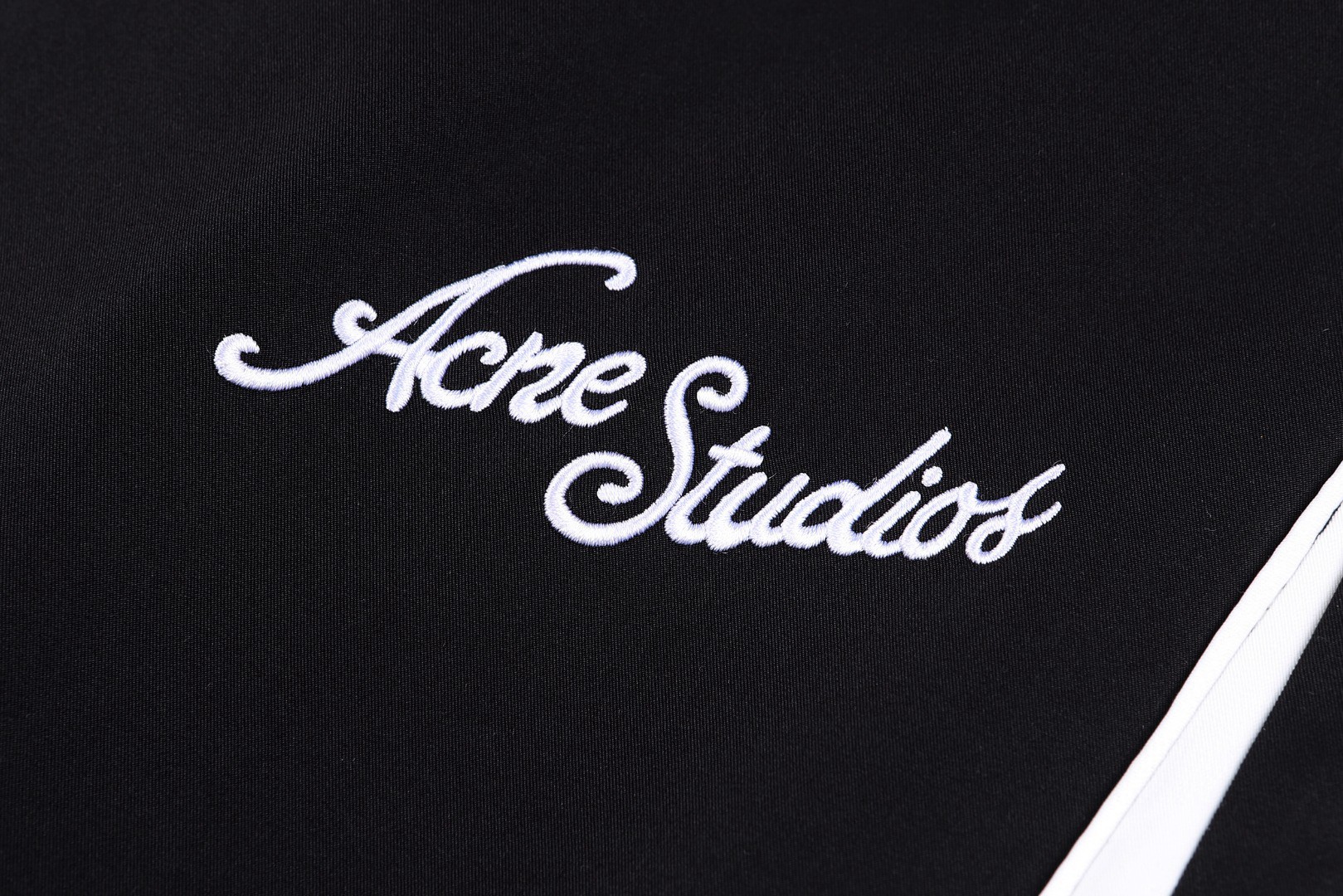 Acne Studios 刺绣徽标松紧腰运动裤 休闲裤 长裤 裤子 黑色 B0 BK0748-900