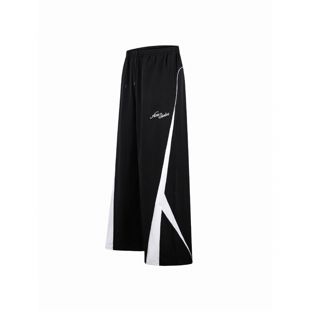 Acne Studios 刺绣徽标松紧腰运动裤 休闲裤 长裤 裤子 黑色 B0 BK0748-900