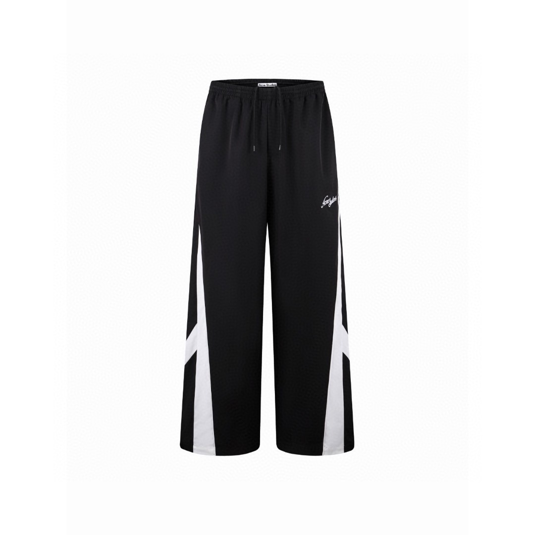 Acne Studios 刺绣徽标松紧腰运动裤 休闲裤 长裤 裤子 黑色 B0 BK0748-900