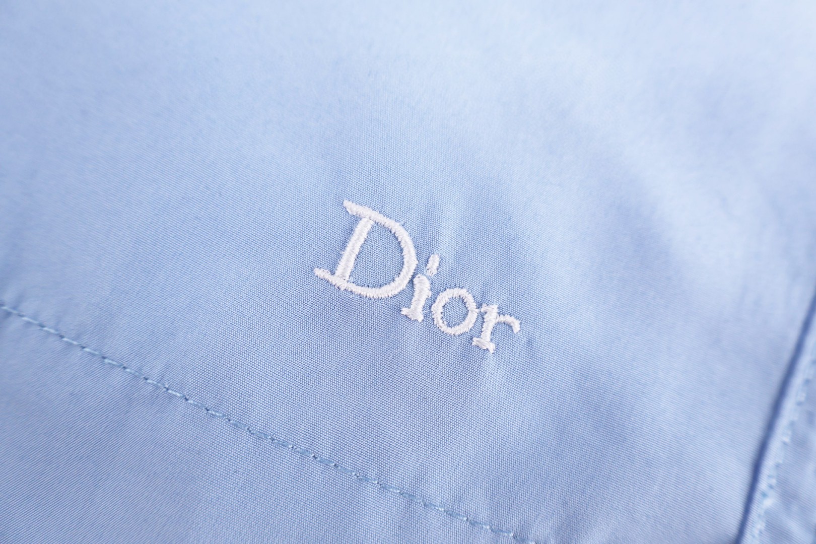 DIOR 迪奥 字母标识刺绣沙滩短裤 裤子 休闲裤 海军蓝 蓝色 B0 693B101A2256-C580
