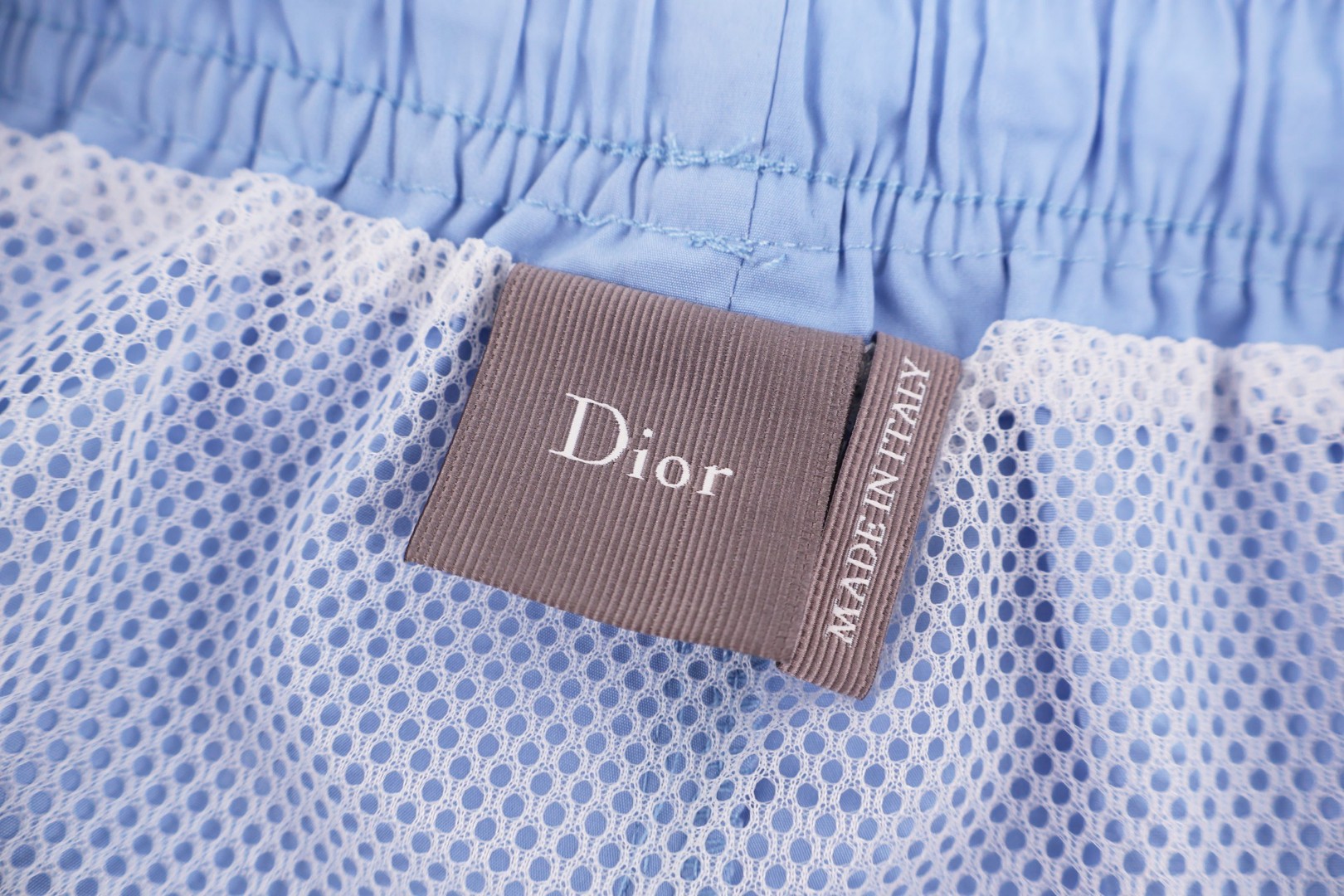 DIOR 迪奥 字母标识刺绣沙滩短裤 裤子 休闲裤 海军蓝 蓝色 B0 693B101A2256-C580