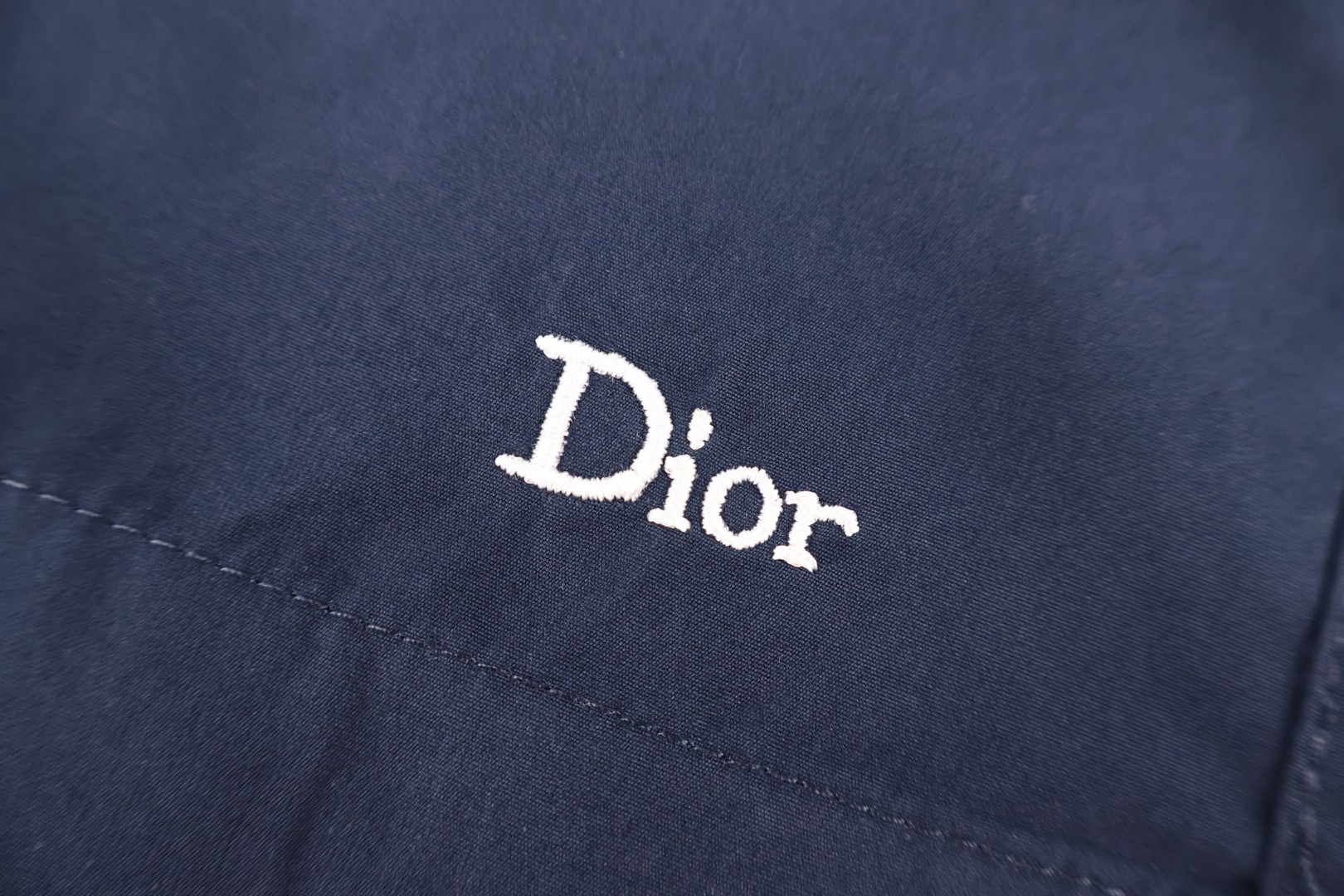 DIOR 迪奥 字母标识刺绣沙滩短裤 裤子 休闲裤 海军蓝 蓝色 B0 693B101A2256-C580