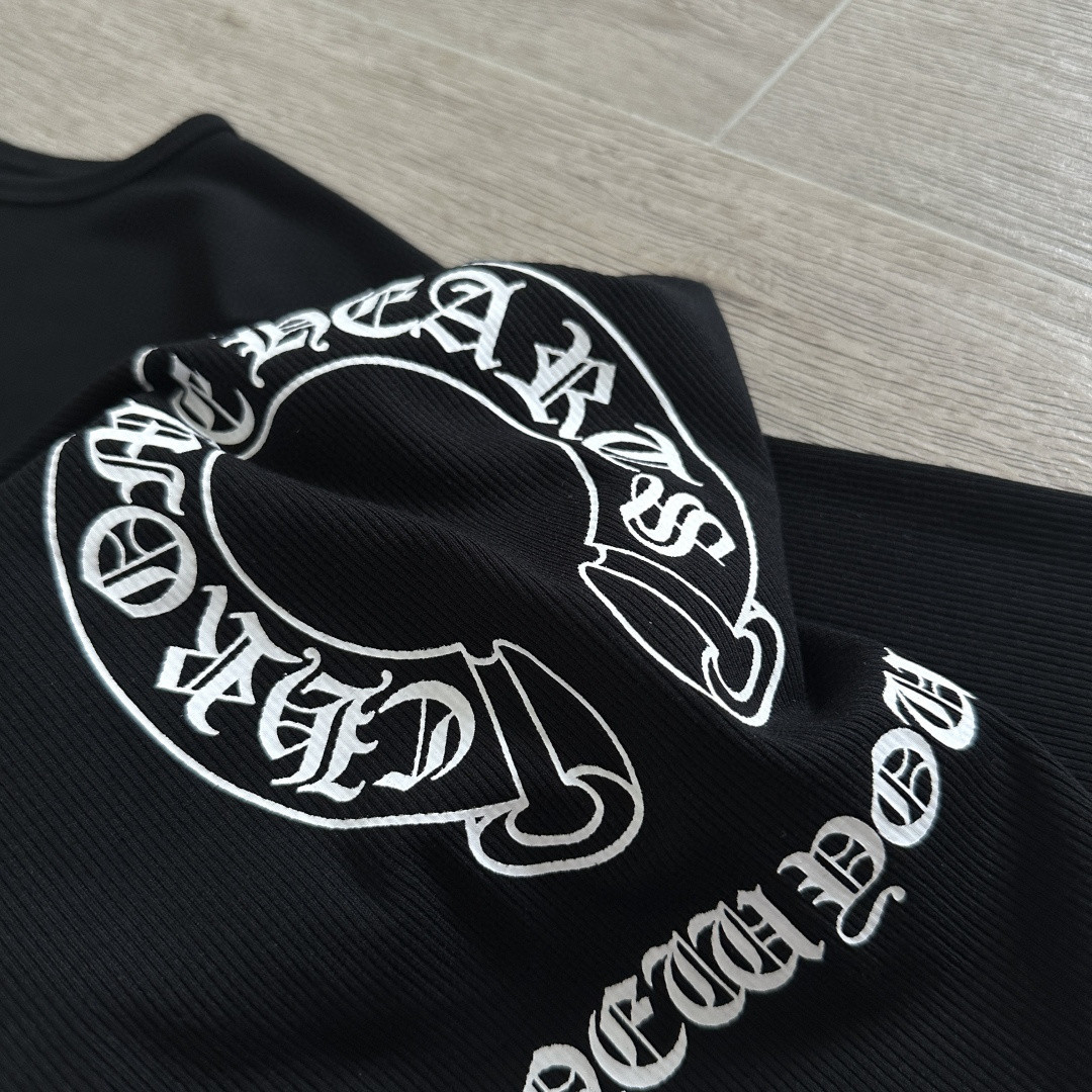 Chrome Hearts CH 克罗心 纽约限定款 胸前宝剑藤蔓印花背心 女款 黑色