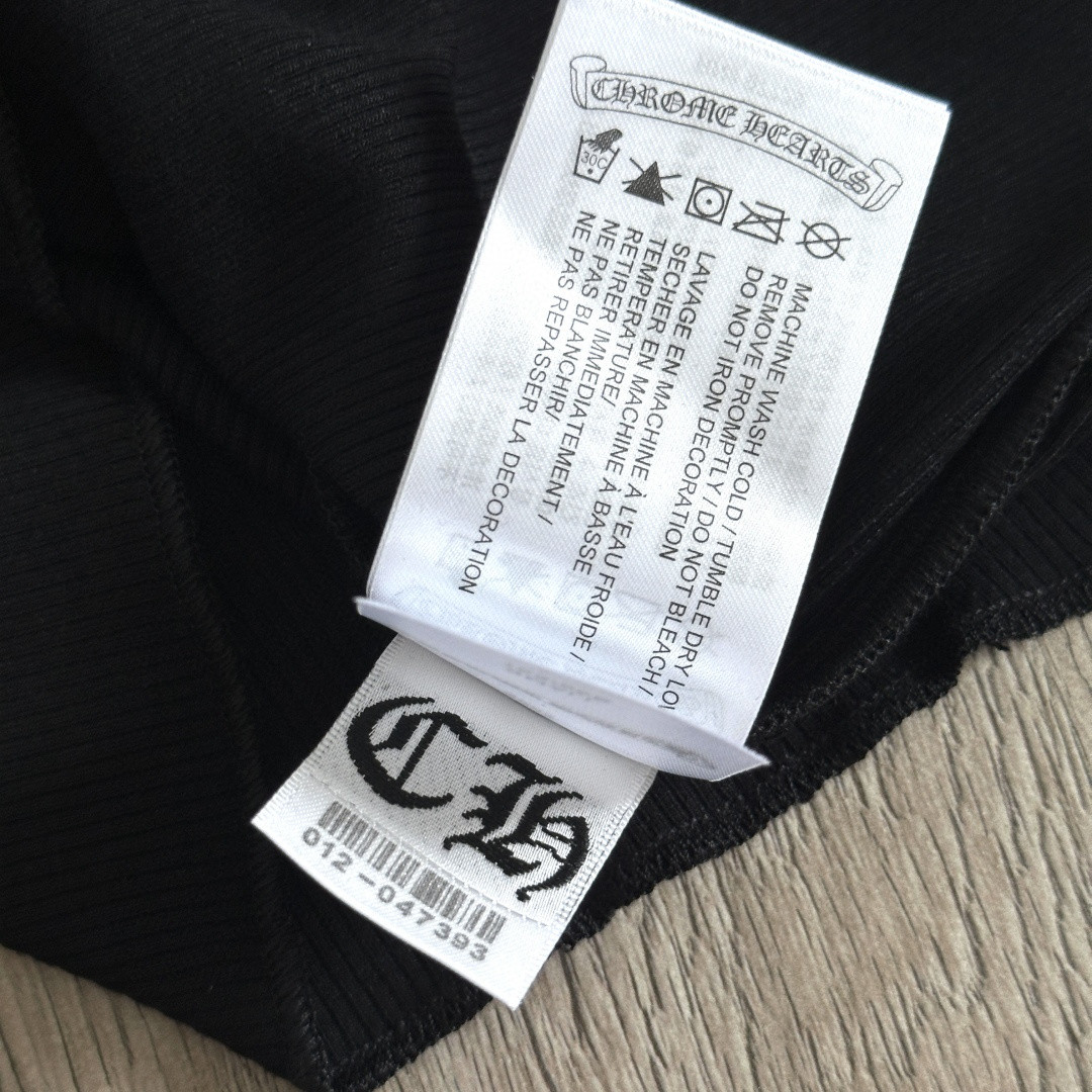 Chrome Hearts 克罗心 胸前十字架印花背心连衣裙 女款 黑色 A2