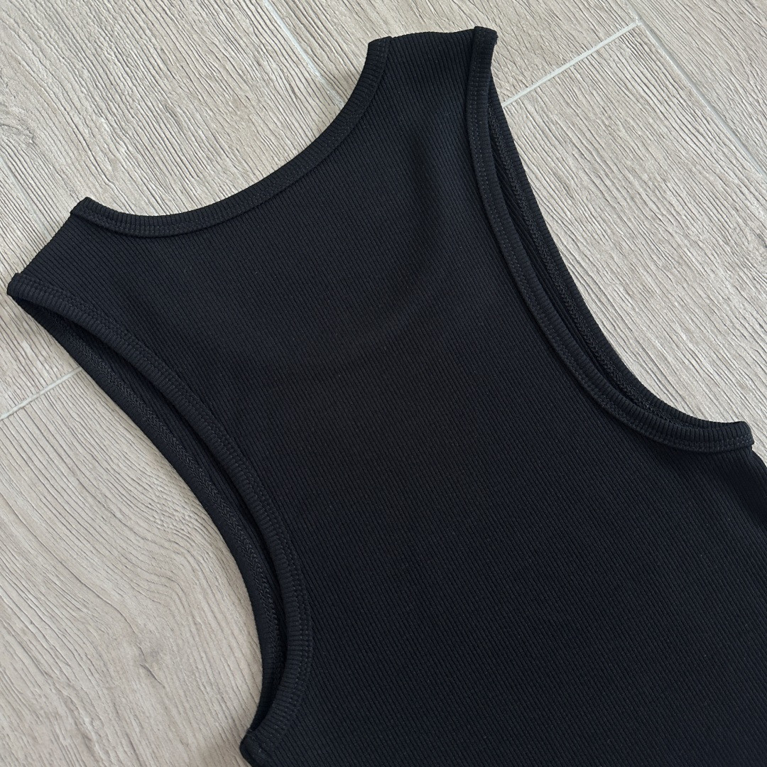 Chrome Hearts 克罗心 胸前十字架印花背心连衣裙 女款 黑色 A2