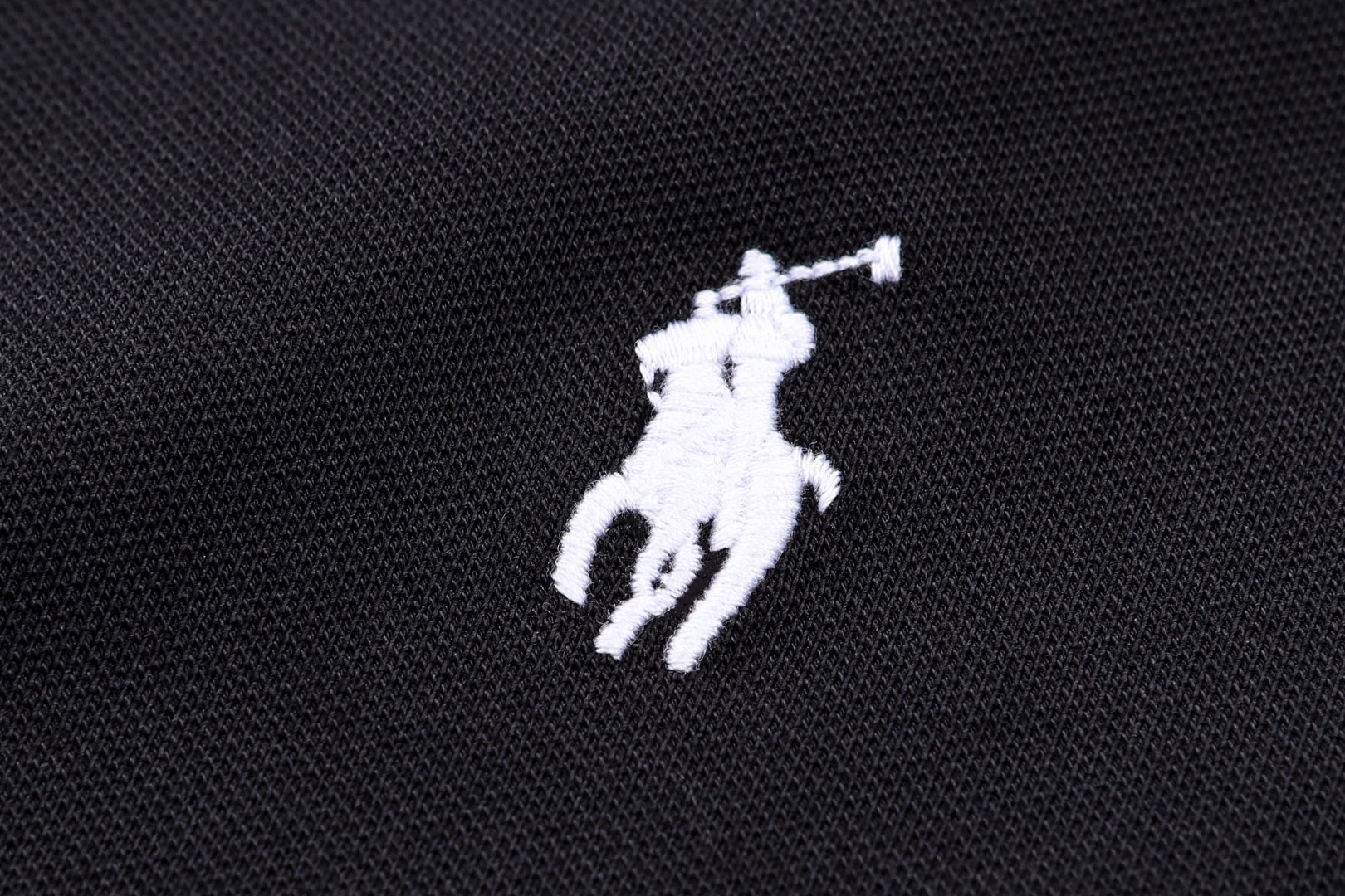 Ralph Lauren 拉夫劳伦 小马刺绣标识Polo衫 长袖 白色 黑色 A7