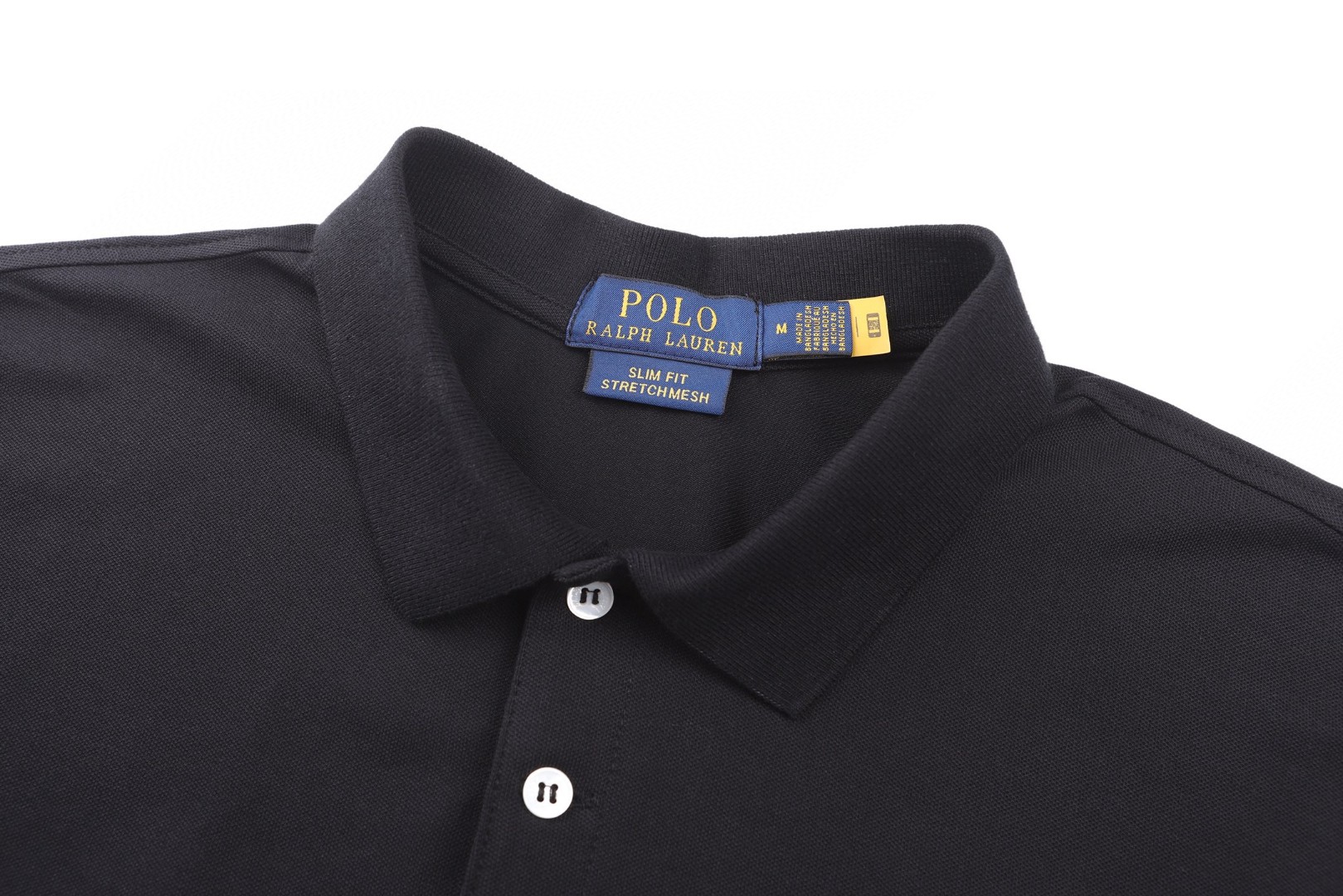 Ralph Lauren 拉夫劳伦 小马刺绣标识Polo衫 长袖 白色 黑色 A7