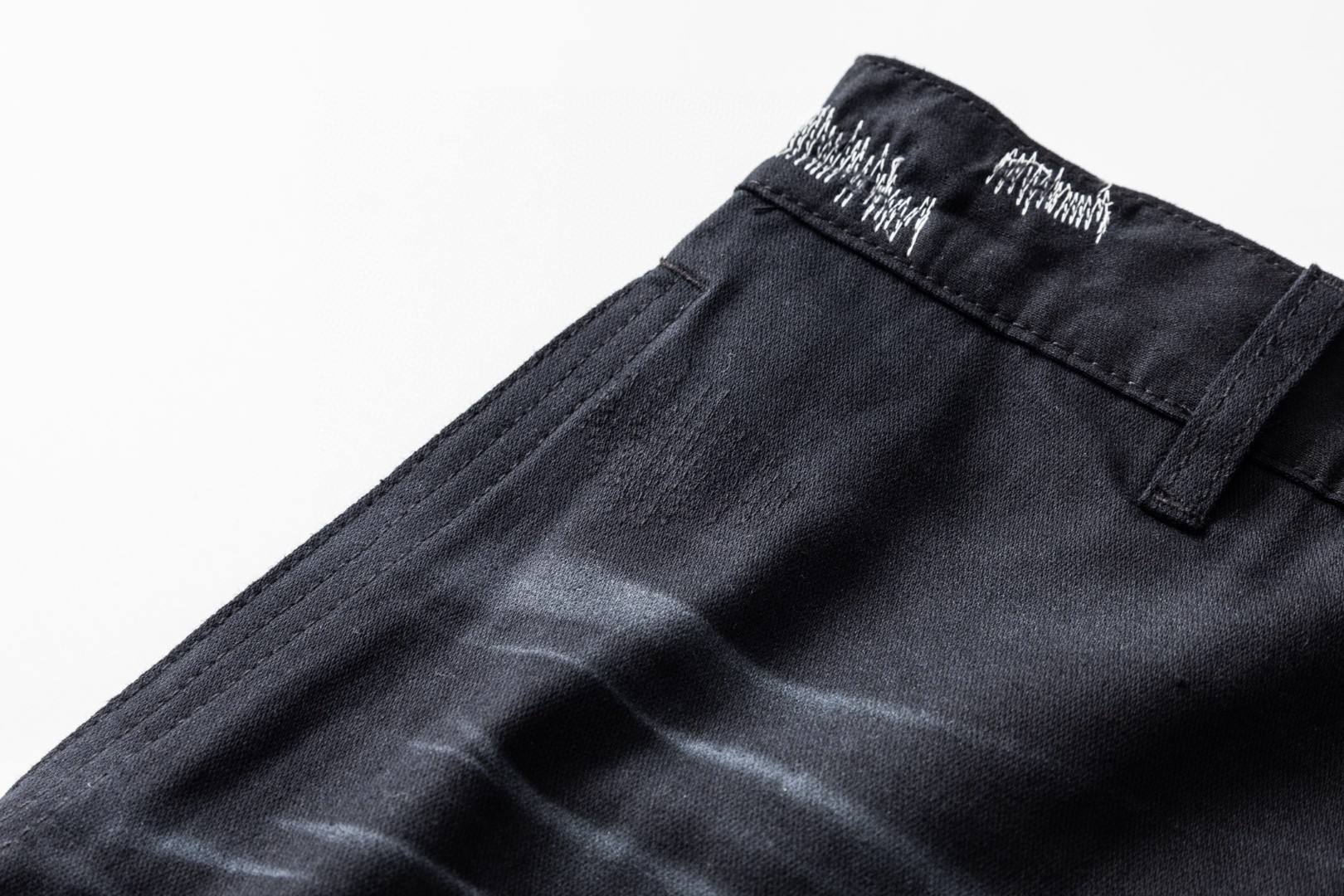 Acne Studios 1996系列废土破坏阔腿牛仔裤 长裤 裤子 黑色 B5 BK0731-900