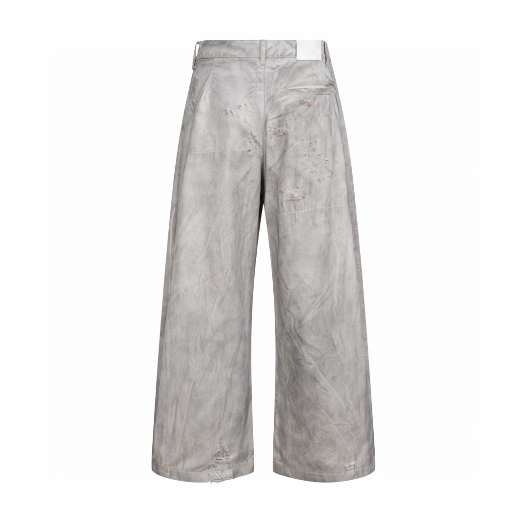 Acne Studios 1996系列废土破坏阔腿牛仔裤 长裤 裤子 C0 BK0731-CEG