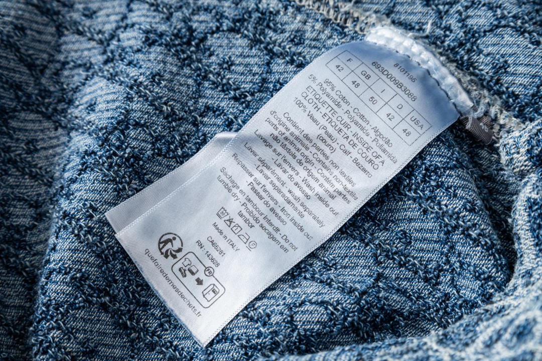 DIOR 迪奥 满印提花混纺斜纹衬衫 夏季 短袖 蓝色 B0 693D597A3088-C580