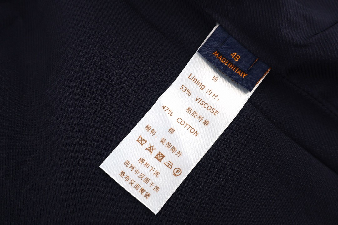 LOUIS VUITTON 路易威登 满福动物植物刺绣牛仔外套 夹克 牛仔衣 长袖 上衣 蓝色 C0 1AJUYJ