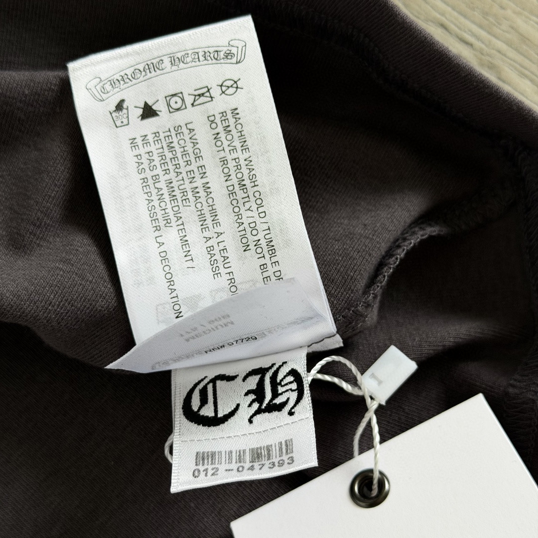Chrome Hearts CH 克罗心 Deadly doll 联名款插肩袖印花短袖 T恤 女款 灰色