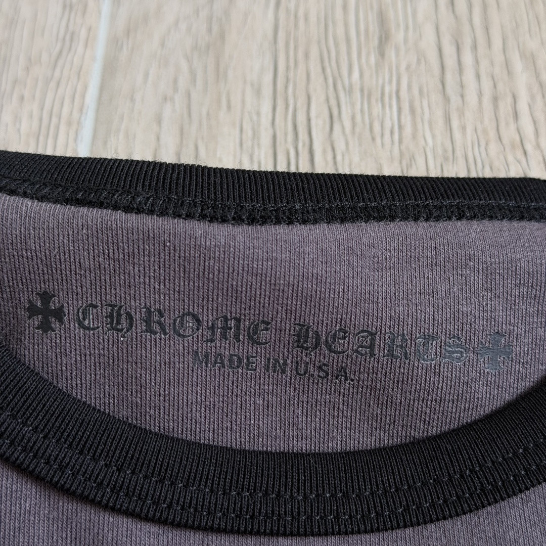 Chrome Hearts CH 克罗心 Deadly doll 联名款插肩袖印花短袖 T恤 女款 灰色
