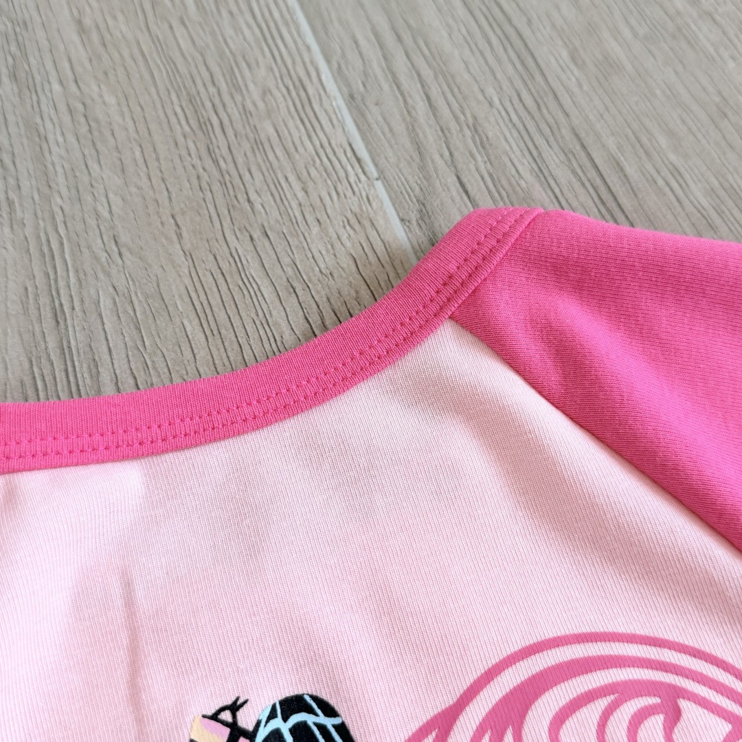 Chrome Hearts CH 克罗心 Deadly doll 联名款插肩袖印花短袖 T恤 女款 粉色