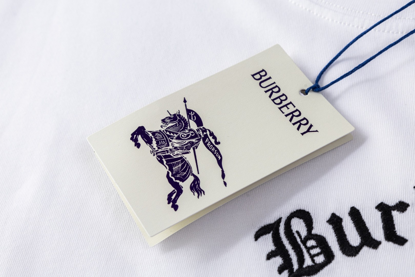 Burberry 巴宝莉 格纹旗帜图案圆领Tee 短袖 T恤 白色 黑色 A0 81281971