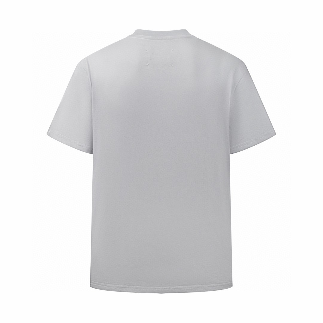 Maison Margiela 马吉拉 做旧印花圆领短袖 T恤 套头 夏季 冰白色 黑色 A0 S50GC0737S24607857