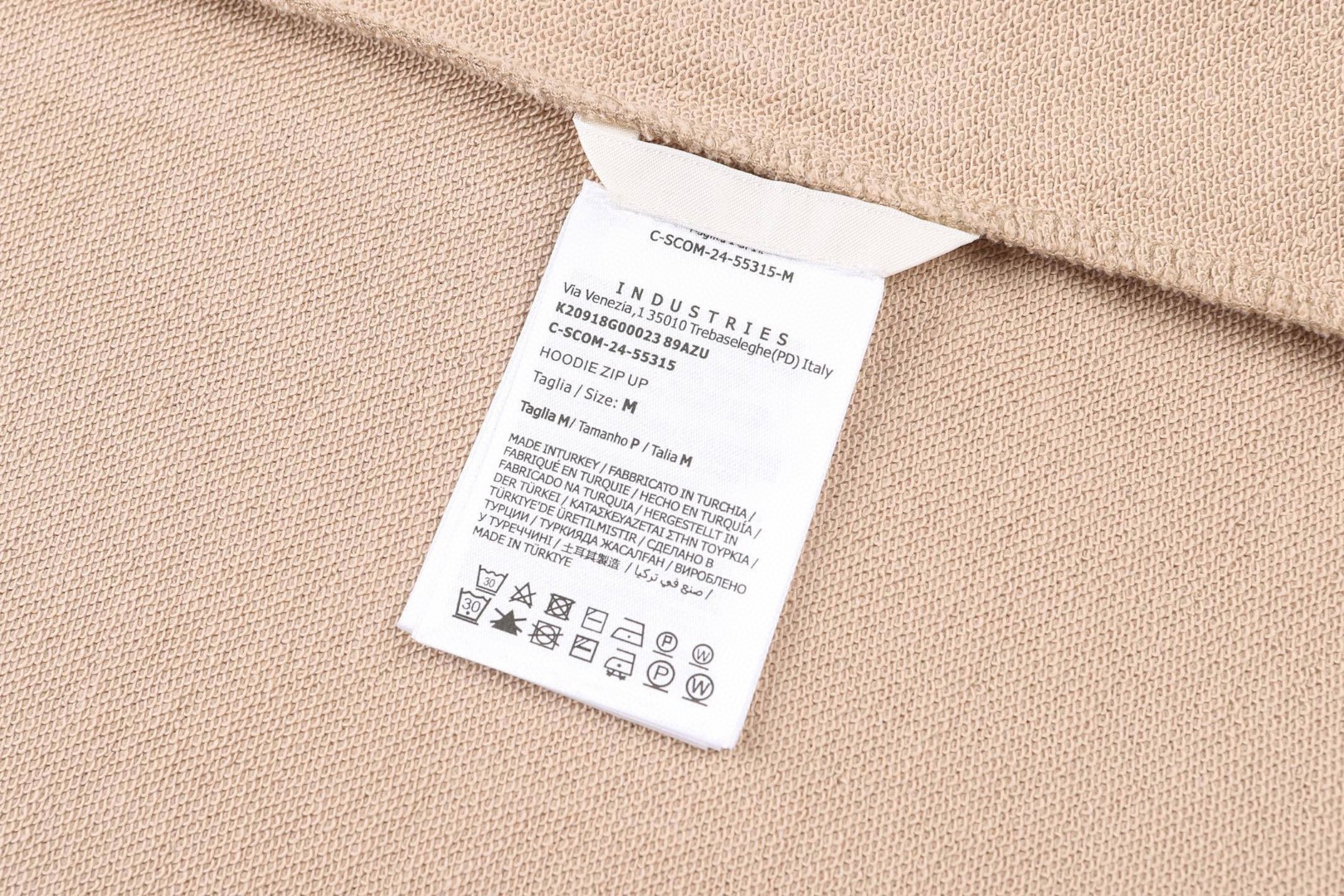 Moncler 蒙口 皮革饰边口袋圆领短袖 T恤 夏季 黑色 米杏色 A0 L10918C0005089BD5999