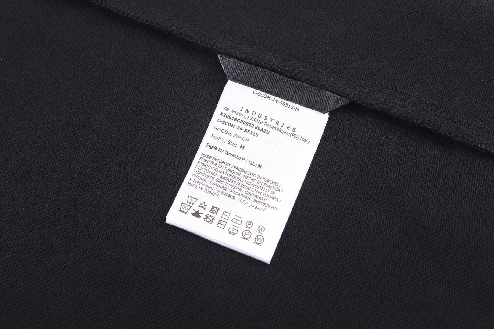 Moncler 蒙口 皮革饰边口袋圆领短袖 T恤 夏季 黑色 米杏色 A0 L10918C0005089BD5999